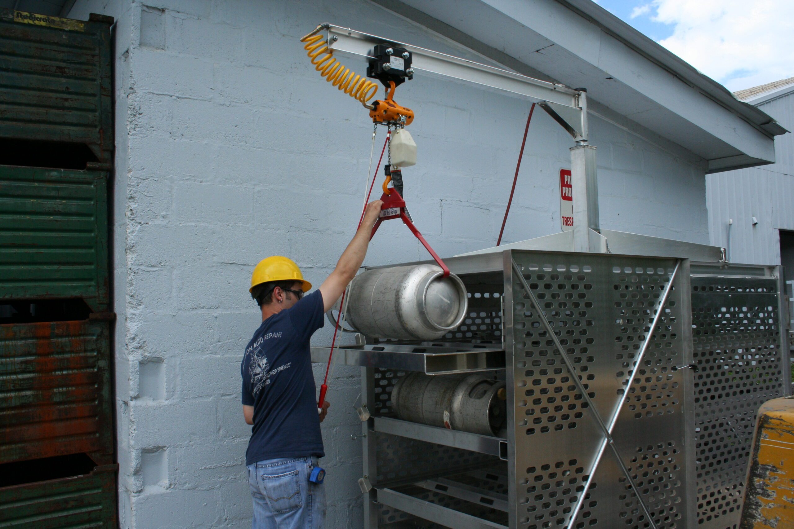 Forklift Fuel Tank Exchange Station "Pit Stop" Propane Outfitters