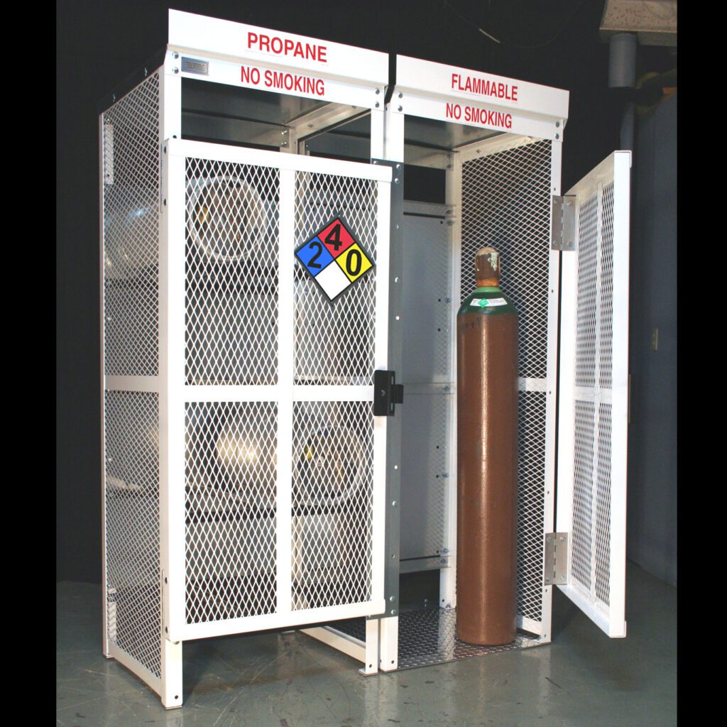 Combo Cylinder Steel Gas Cage For Propane And Welding Oxygen Gas