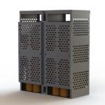 16 Cylinder Aluminum High Pressure Firewall Cage / Cabinet